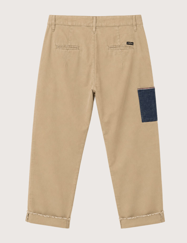 Maurizio Massimino Pantalon Homme Peter Beige 1089