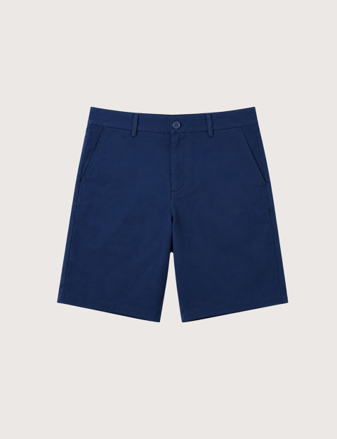 HBT Taylor Chic Chaine & Trame Rumba | Ben Short Bermuda Homme Marine