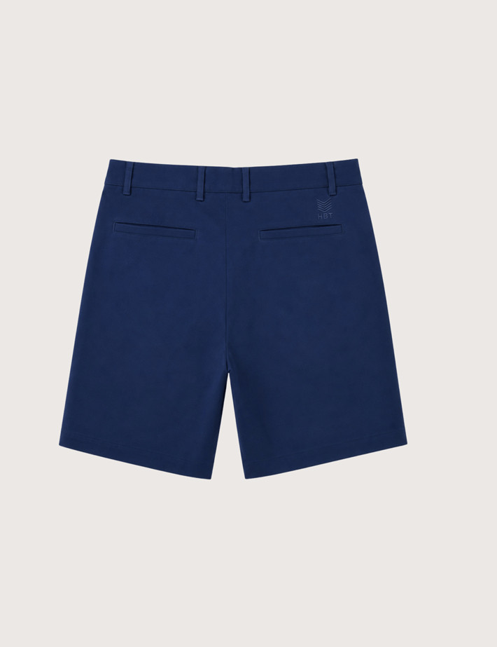 HBT Taylor Chic Chaine & Trame Rumba | Ben Short Bermuda Homme Marine - 2
