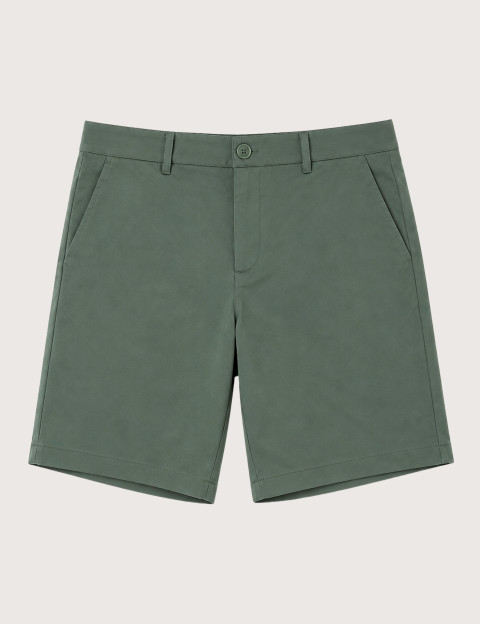 HBT Taylor Chic Chaine & Trame Rumba | Ben Short Bermuda Homme Kaki