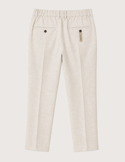 SEINSE Pantalon Chino Homme Lin Beige - 2