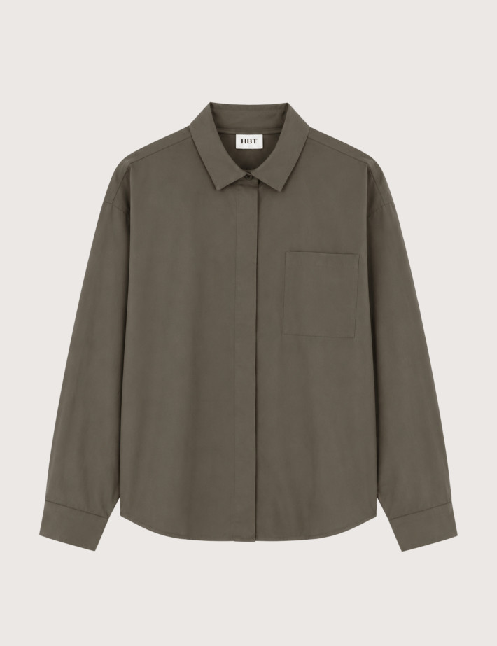 HBT Heritage Tech Para | Greta Chemise Kaki Kaki Femme