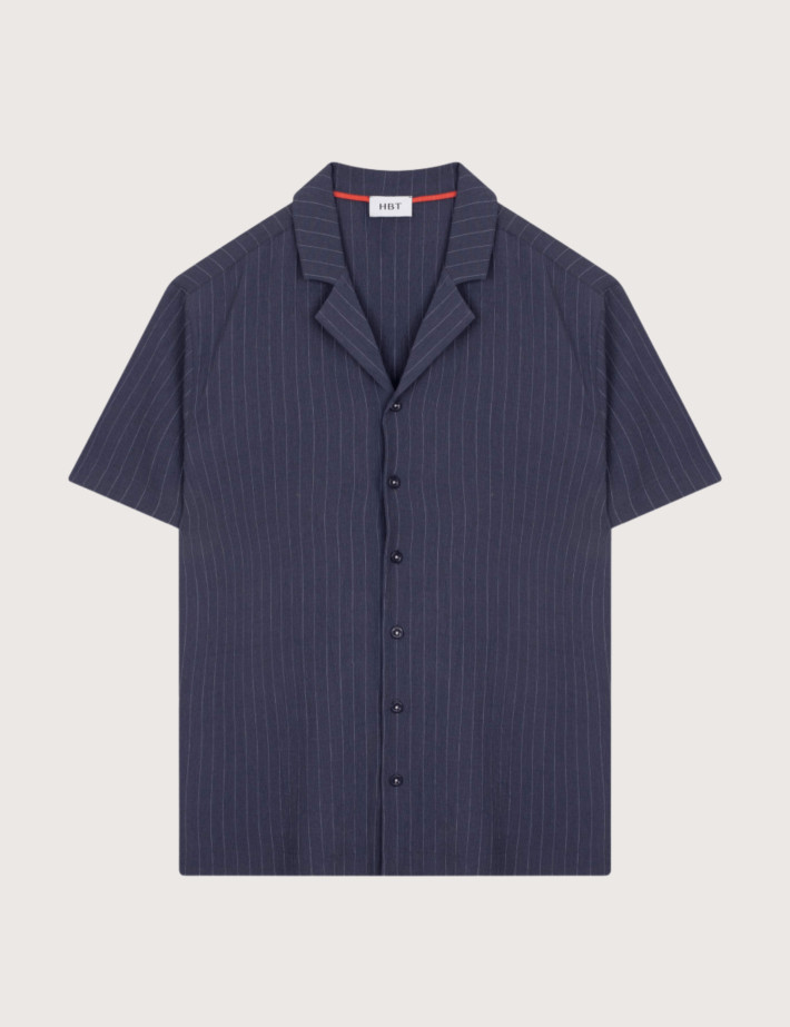 HBT Taylor Chic Lin Tech | Eddy Chemise Bleu Homme