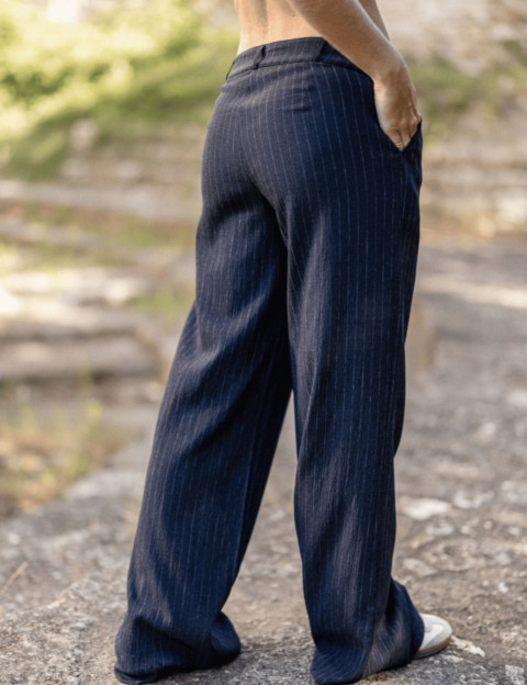 HBT Taylor Chic Lin Tech | Alessia Pantalon Noir Femme - 2