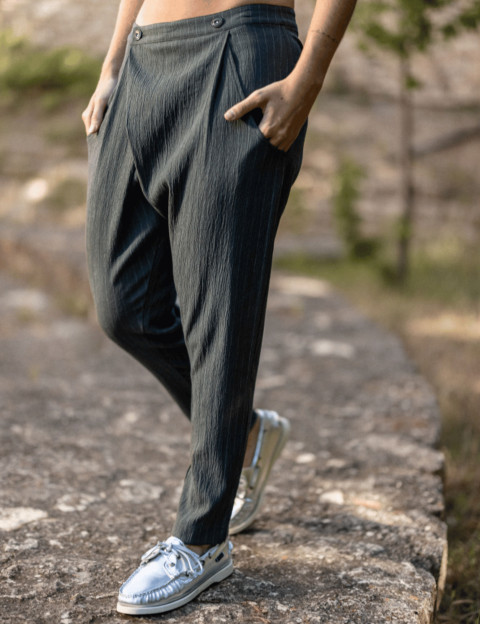HBT Taylor Chic Lin Tech | Tokyo Pantalon Kaki Femme