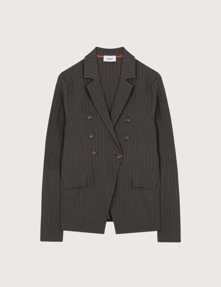 HBT Taylor Chic Lin Tech | Osaka Veste Kaki Femme