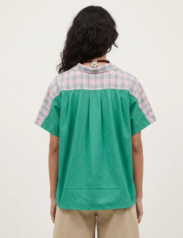Adoré Chemise Femme Manches Courtes Avelon Vert - 2