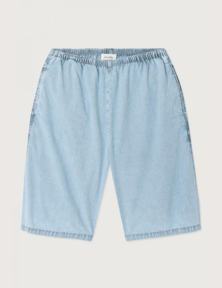 American Vintage Short Bermuda Homme Paybou Blue Snow - 9