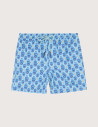 KULTE Short de Bain Homme Board Sardine Bleu Ciel