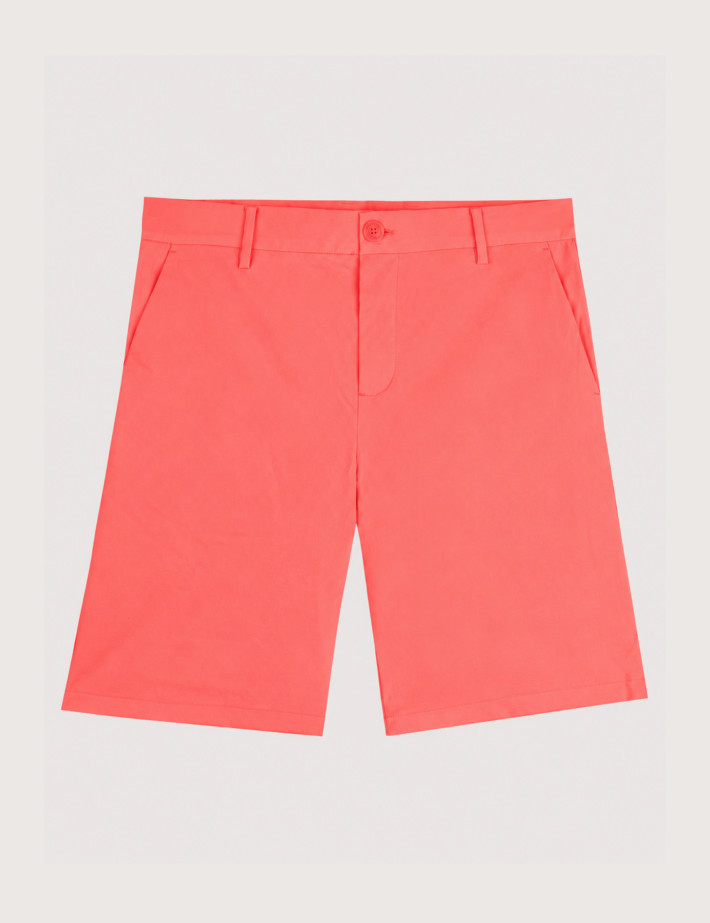 HBT Taylor Chic Chaine & Trame Rumba | Ben Short Bermuda Homme Corail
