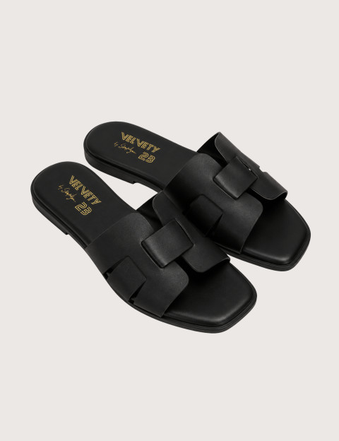 SEMERDJIAN Mules Femme 4221 Cuir Noir - 2