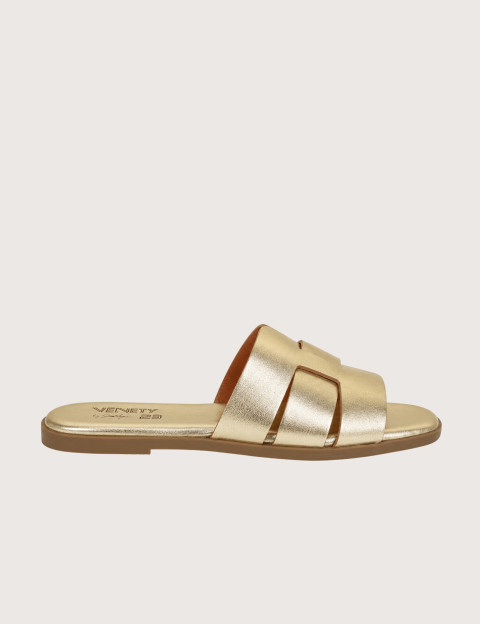 SEMERDJIAN Mules Femme 4221 Cuir Or