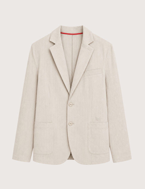 HBT Taylor Chic Lin Tech | Flight Veste Beige Homme