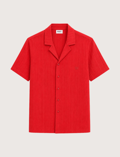 HBT Taylor Chic Lin Tech | Eddy Chemise Corail Homme