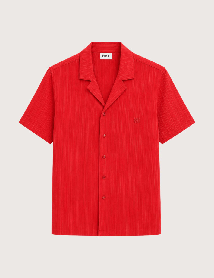 HBT Taylor Chic Lin Tech | Eddy Chemise Corail Homme