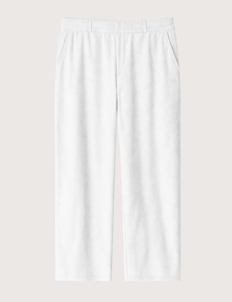 HBT Summer Chic Waffle | Stan Pantalon Blanc Femme