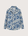 HBT Basics Print | Zelie Chemise Bleu Femme