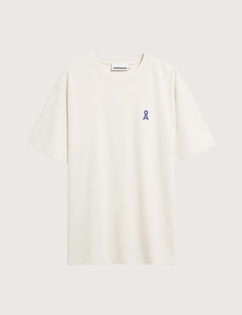 Armed Angels T-Shirt Homme Manches Courtes Maarkos Ecru