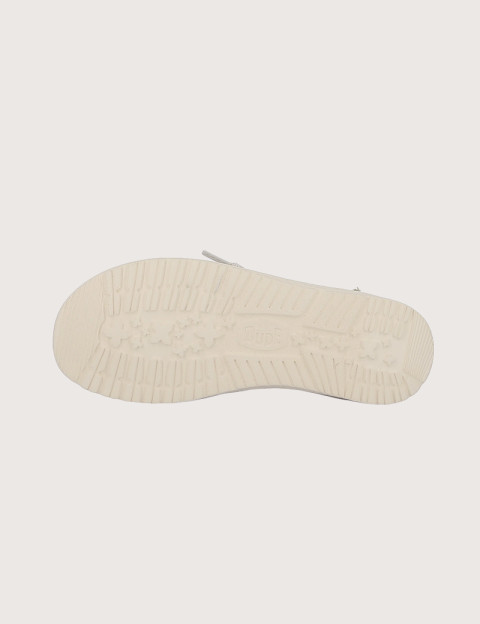 Hey Dude Chaussures Femme Wendy en Toile Sequins Beige - 6