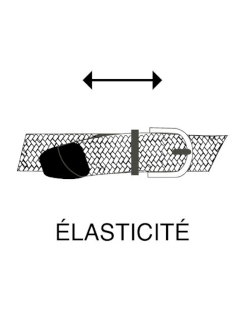 BILLYBELT Ceinture Tressée Elastique Kiruna - 5