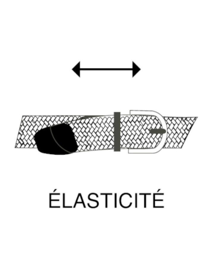 BILLYBELT Ceinture Tressée Elastique Kiruna - 5