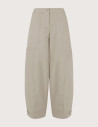 Bomboogie Pantalon Barrel Femme Beige