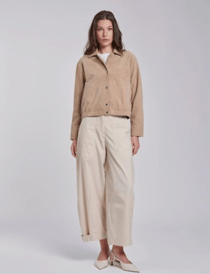 Bomboogie Pantalon Barrel Femme Beige - 2