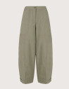 Bomboogie Pantalon Barrel Femme Kaki