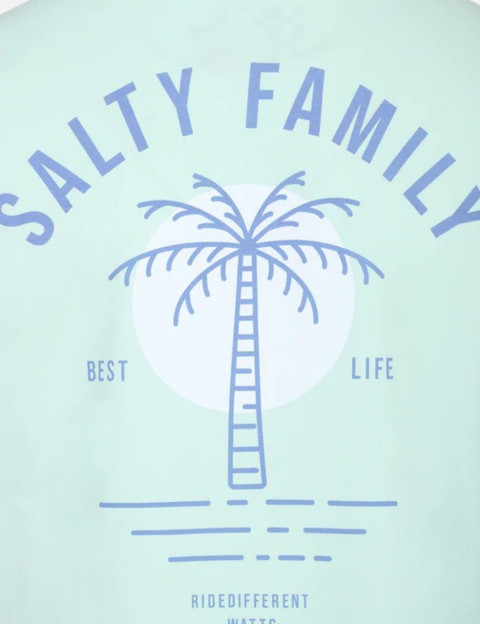 WATTS T-Shirt Homme Manches Courtes Salty Vert Clair - 5