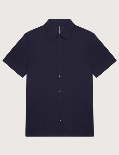 Unity Chemise Homme Manches Courtes Daily Crêpe Marine