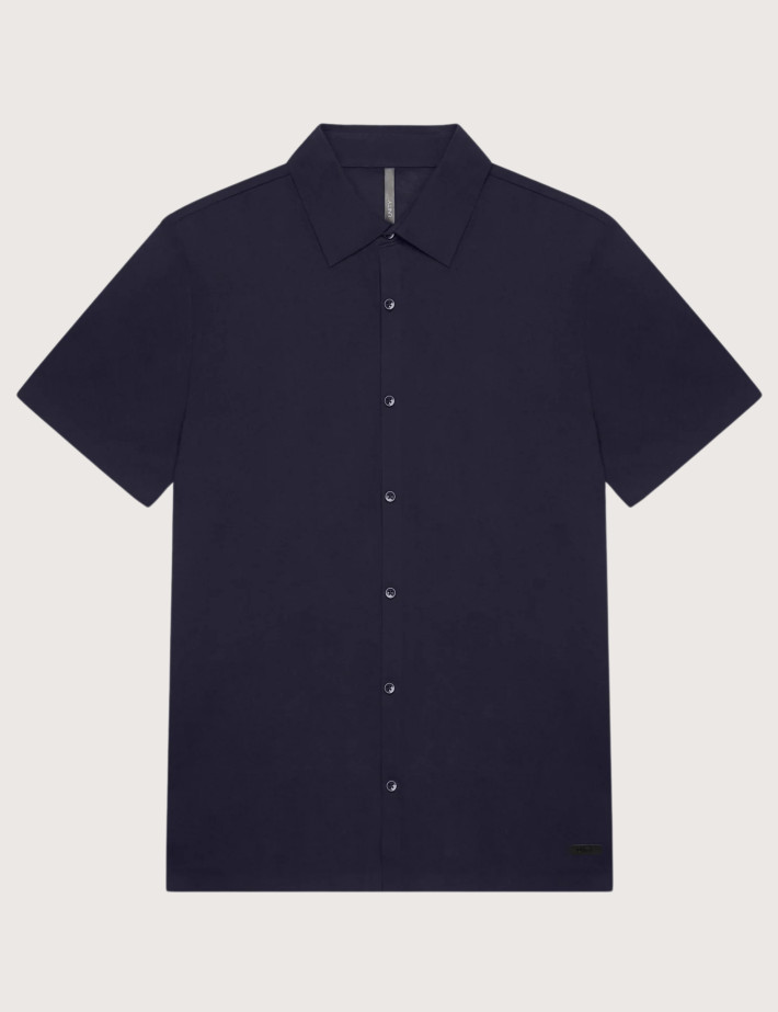 Unity Chemise Homme Manches Courtes Daily Crêpe Marine
