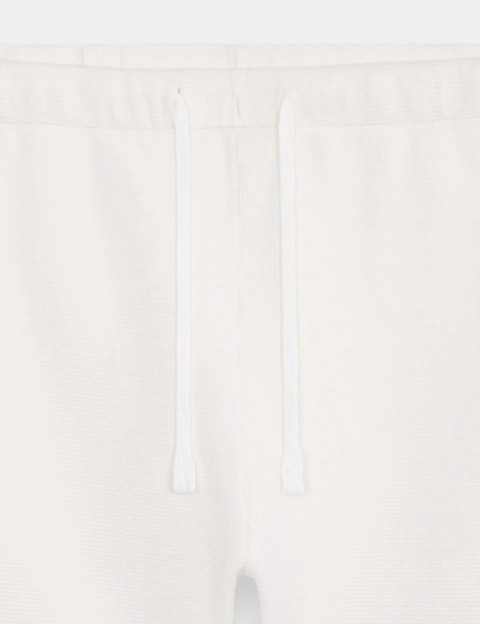 SWEET PANTS Short Waffle Nid D'Abeille Blanc - 6