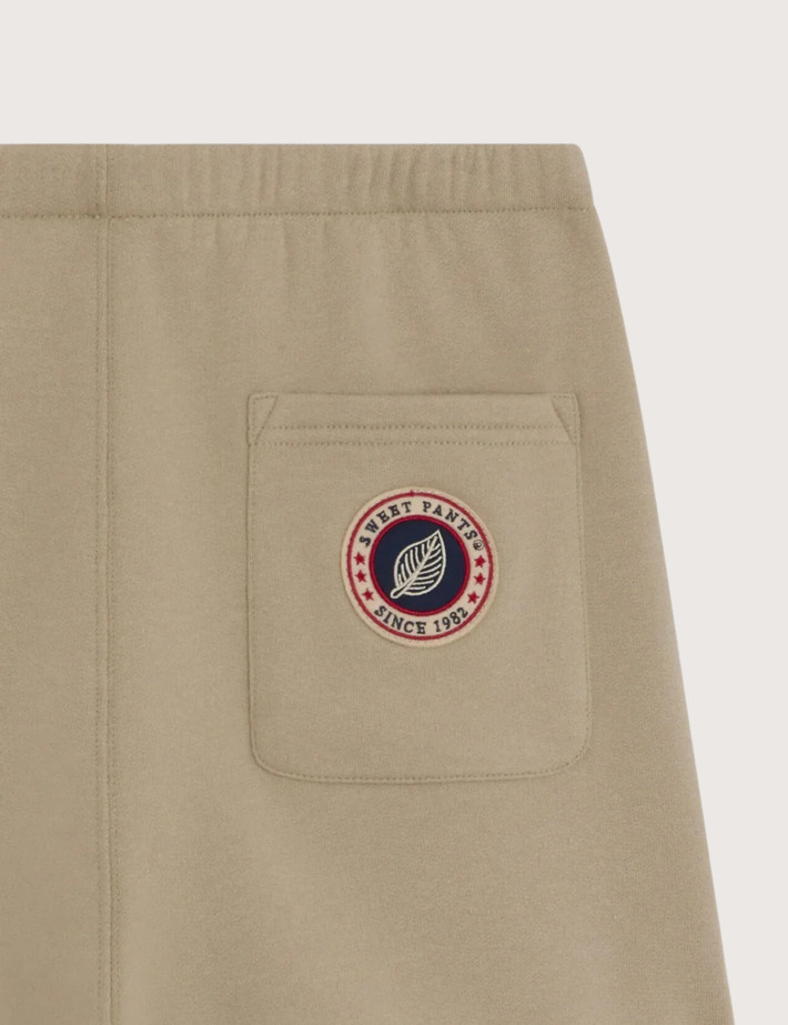 SWEET PANTS Short Femme Molleton Terry Beige - 5