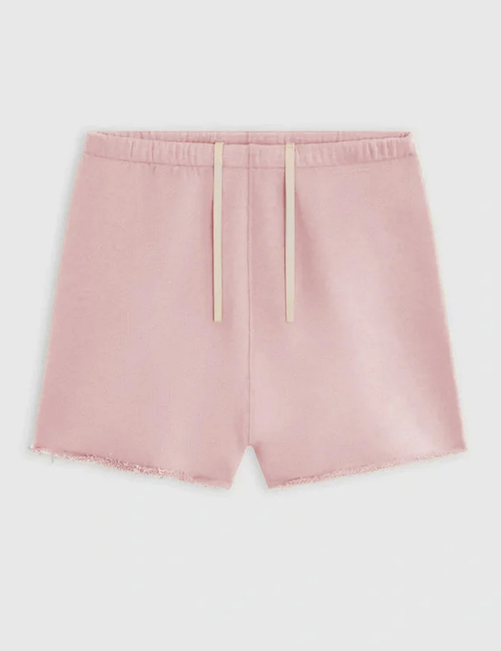 SWEET PANTS Short Femme Molleton Terry Rose Clair