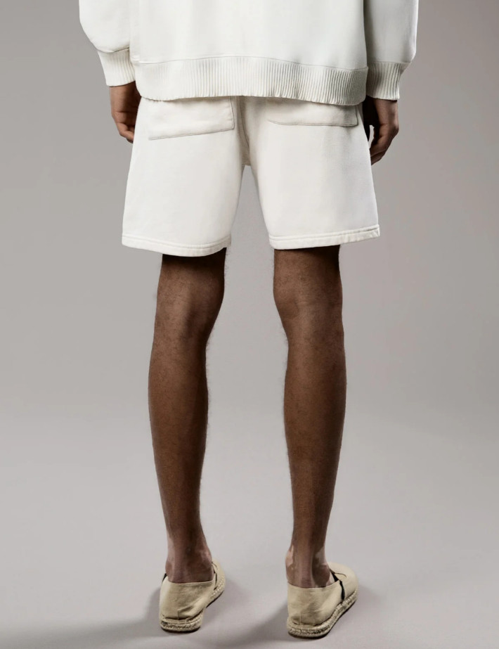 SWEET PANTS Short Molleton Vintage Blanc - 3