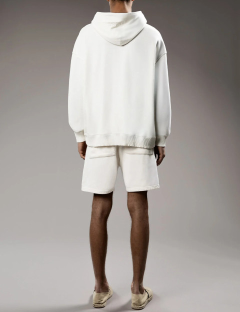 SWEET PANTS Short Molleton Vintage Blanc - 7
