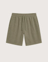 SWEET PANTS Short Waffle Nid D'Abeille Kaki