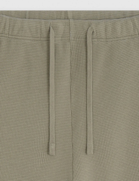 SWEET PANTS Short Waffle Nid D'Abeille Kaki - 6