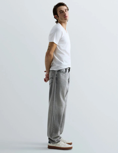 REPLAY T-Shirt Homme Manches Courtes Regular Col V New Blanc - 7