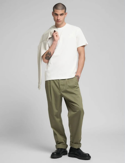REPLAY T-Shirt Homme Manches Courtes Relaxed Blanc - 5