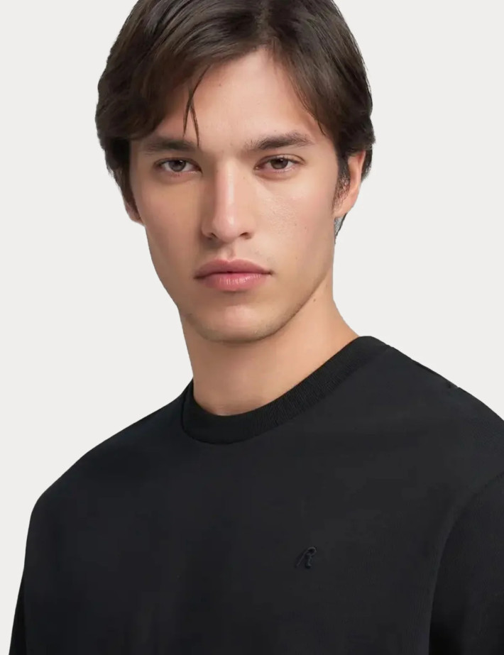 REPLAY T-Shirt Homme Manches Courtes Relaxed Noir - 7