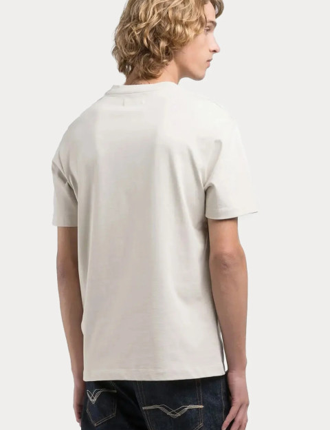 REPLAY T-Shirt Homme Manches Courtes Relaxed Beige - 7