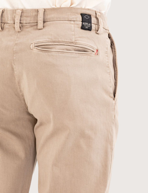 REPLAY Chino Homme Regular Benni Beige 020 - 5