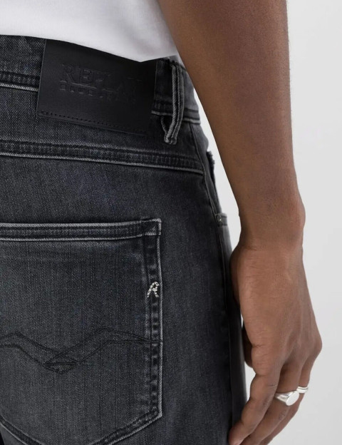 REPLAY Jean Homme Regular Slim Willbi Gris 097 - 5