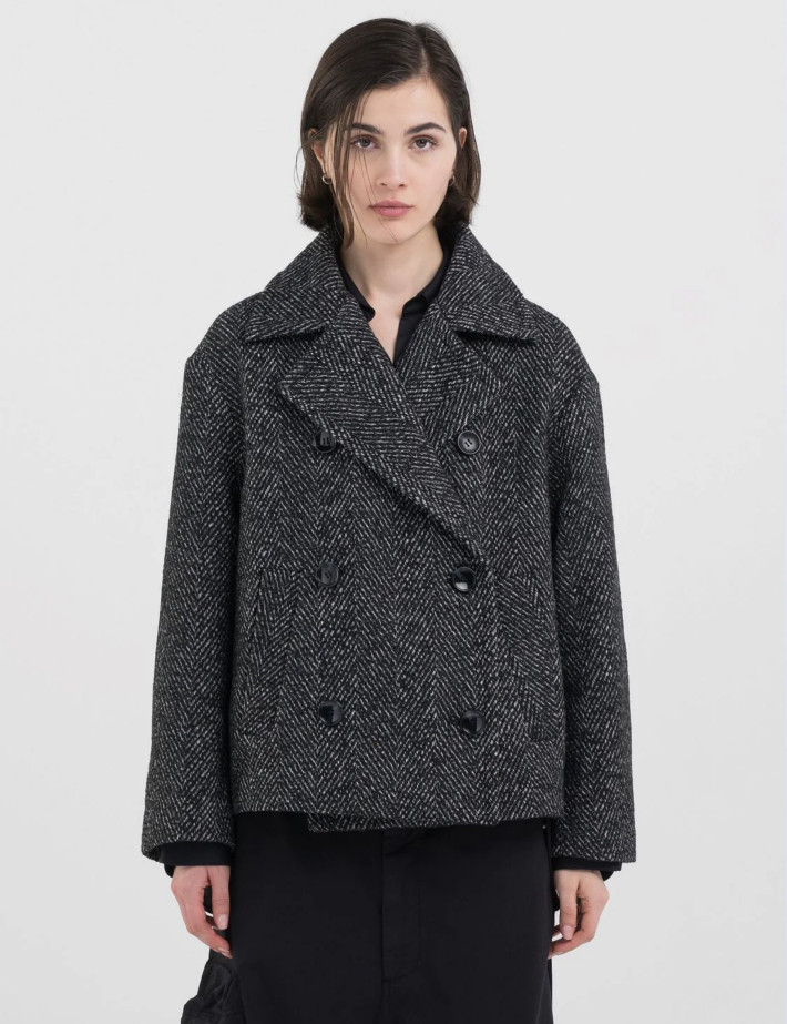 REPLAY Cardigan Femme Noir et Blanc - 3