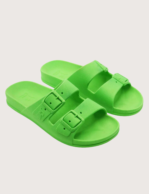 CACATOES Sandales Homme Bahia Vert Fluo - 7