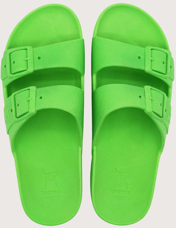 CACATOES Sandales Homme Bahia Vert Fluo - 3