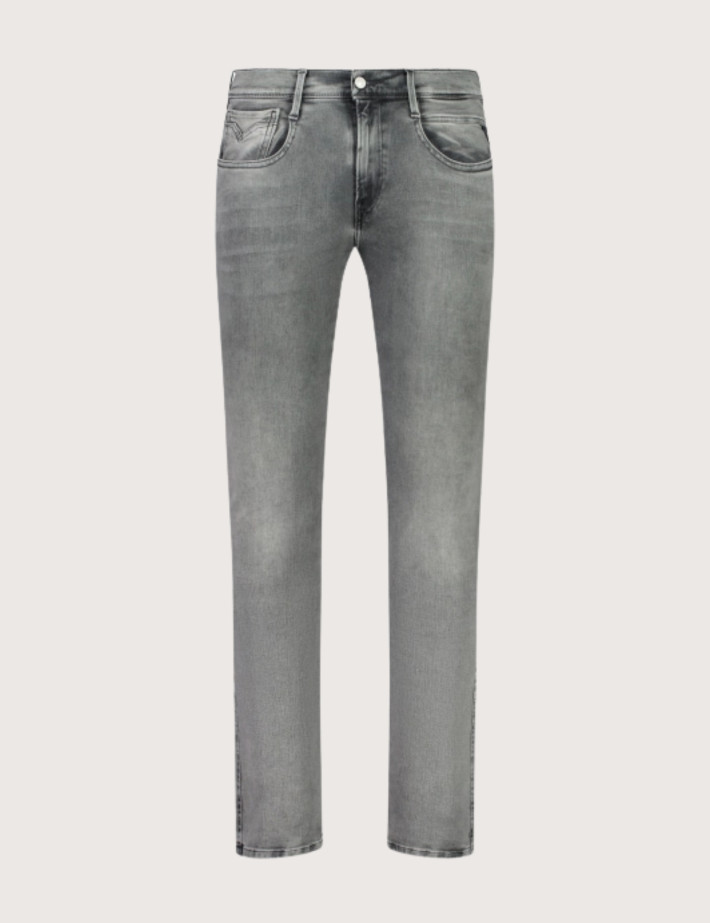 REPLAY Jean Homme Slim Anbass Gris Medium 07B - 4