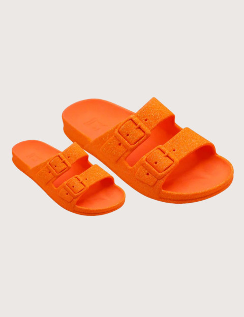 CACATOES Sandales Enfant Neon Orange Fluo - 5