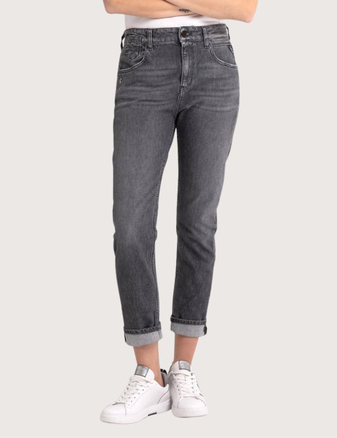 REPLAY Jean Femme Marty Gris Moyen 493 - 3